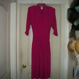 BARBIECORE 80S HOT PINK DRESS DOES THE 50S 8